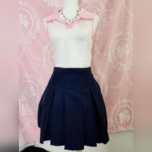 Navy blue Wilson pleated tennis skirt size 16